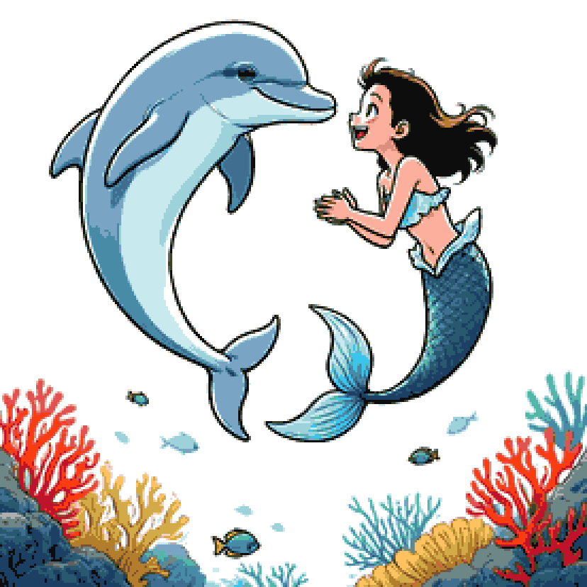 La Sirène et le Dauphin - Diagramme PDF à télécharger