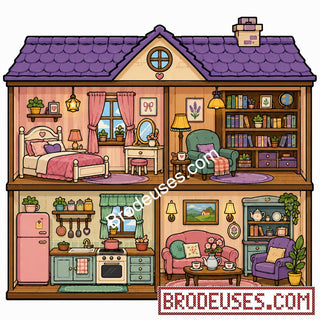 Tiny Cozy Homes™ - Les Maisonnettes à Broder - Diagramme PDF à télécharger