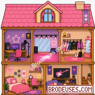 Tiny Cozy Homes™ - Les Maisonnettes à Broder - Diagramme PDF à télécharger