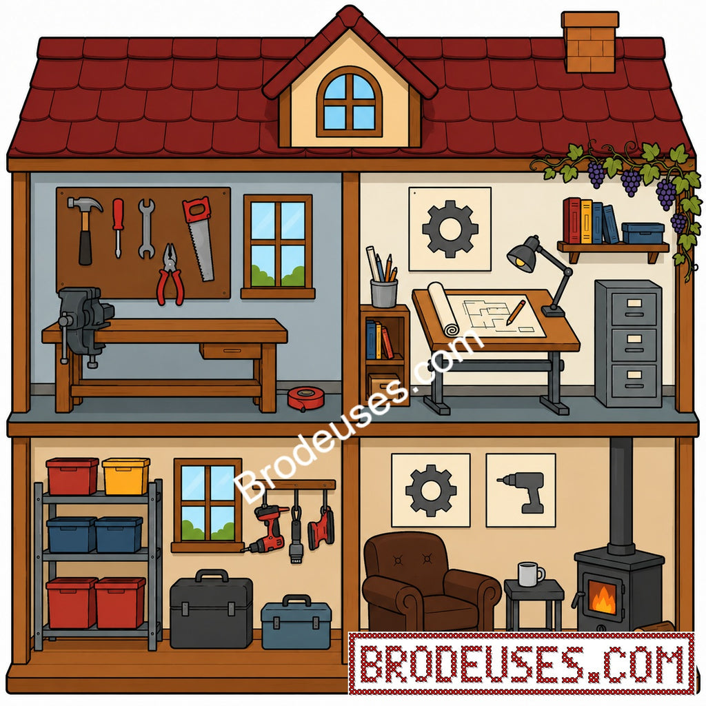 Tiny Cozy Homes™ - Les Maisonnettes à Broder - Diagramme PDF à télécharger