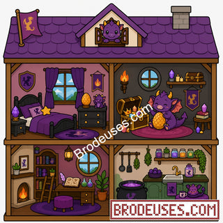 Tiny Cozy Homes™ - Les Maisonnettes à Broder - Diagramme PDF à télécharger