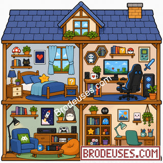 Tiny Cozy Homes™ - Les Maisonnettes à Broder - Diagramme PDF à télécharger