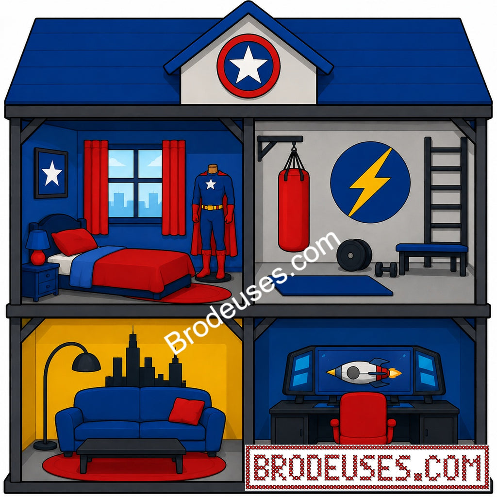 Tiny Cozy Homes™ - Les Maisonnettes à Broder - Diagramme PDF à télécharger