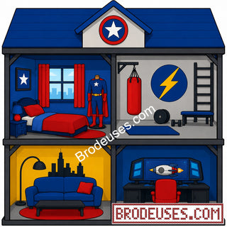 Tiny Cozy Homes™ - Les Maisonnettes à Broder - Diagramme PDF à télécharger