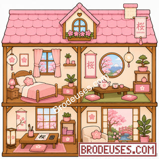Tiny Cozy Homes™ - Les Maisonnettes à Broder - Diagramme PDF à télécharger