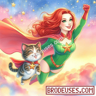 SuperHéroïne et SuperChat - Diagramme PDF à télécharger