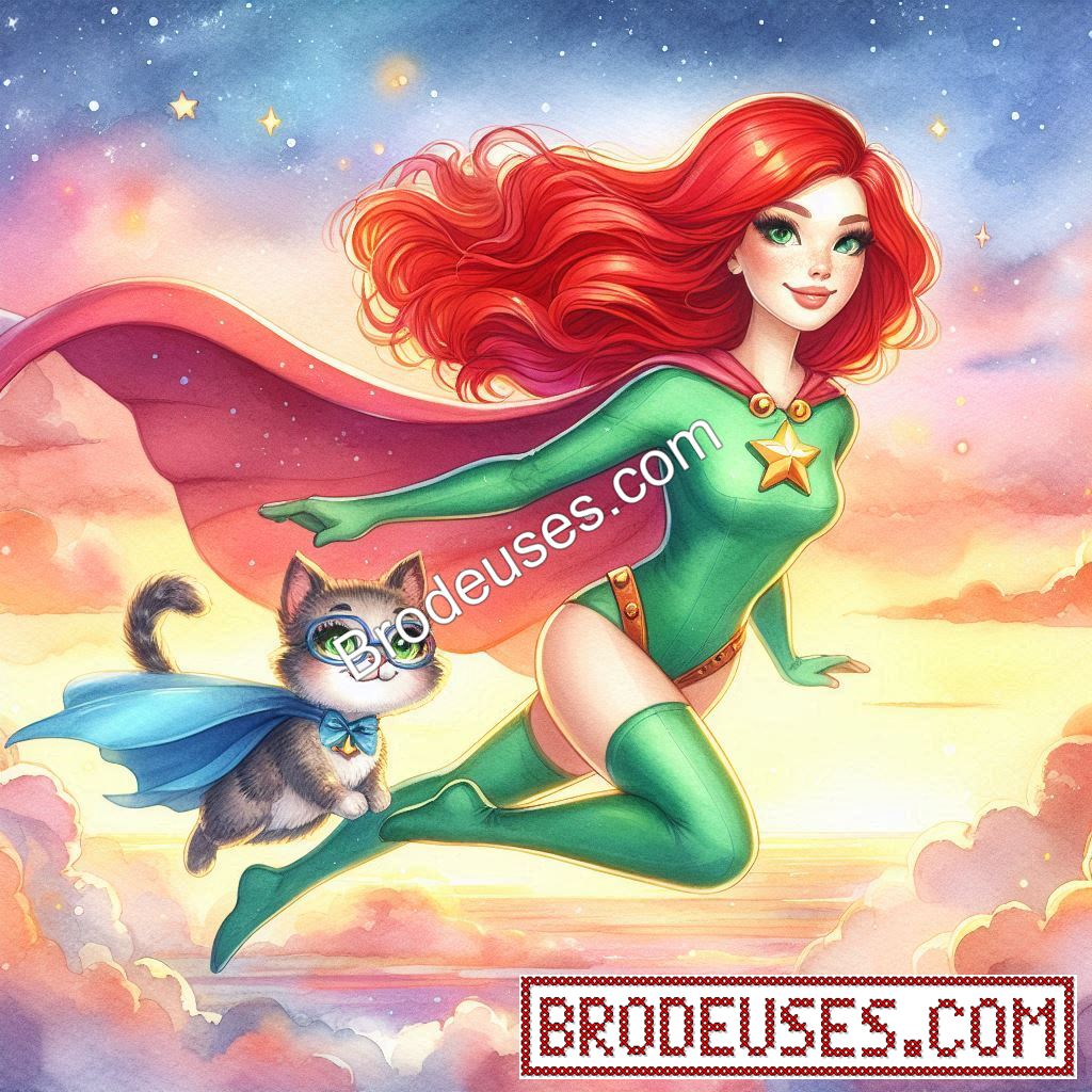 SuperHéroïne et SuperChat - Diagramme PDF à télécharger