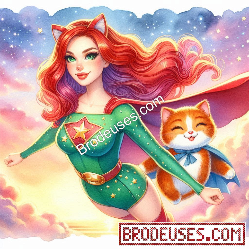 SuperHéroïne et SuperChat - Diagramme PDF à télécharger