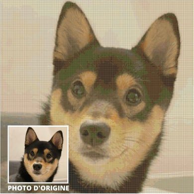 kit de diamond painting personnalise d'après photo service brodeuses.com | exemple 1