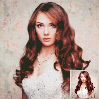 kit de diamond painting personnalise d'apresphoto service premium | exemple de conversion 2