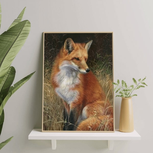 renard roux diamond painting broderie diamant brodeuses.com