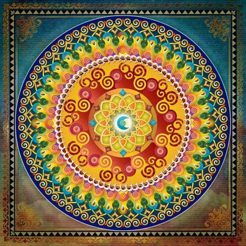 Magnifique Collection de Mandalas ! - 45x45 cm - Kit de broderie Kit de broderie au point de croix M13 Clair de lune Brodeuses.com