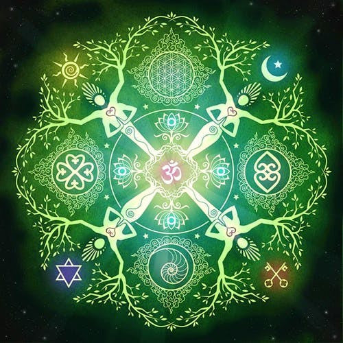 Magnifique Collection de Mandalas ! - 45x45 cm - Kit de broderie Kit de broderie au point de croix M15 Amour et nature Brodeuses.com