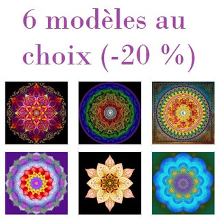 Beautiful Collection of Mandalas! - Cross stitch embroidery kit - 45x45 cm