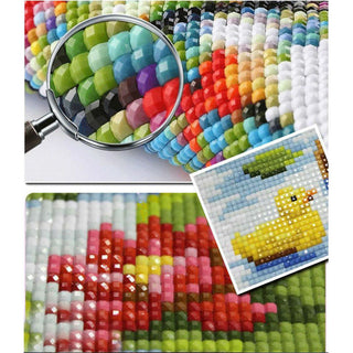 Les Amants - 4 scènes - 25x40 à 50x75 cm - Kit broderie diamant