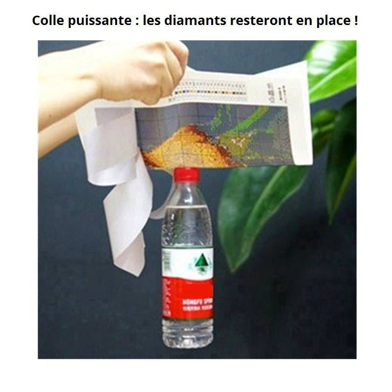 Toile encollée vierge pour diamond painting Accessoire 40 x 40 cm / Sans grille Brodeuses.com