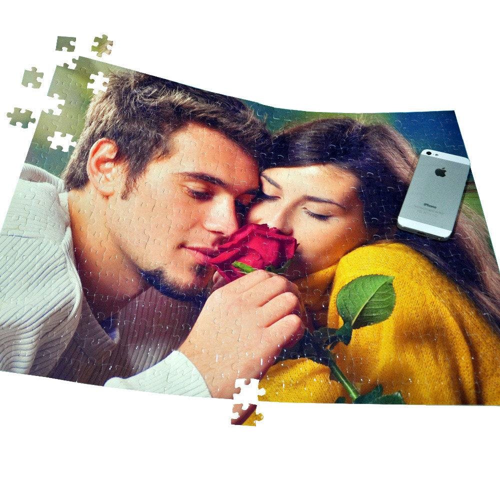 EXCLUSIF - Votre photo transformée en puzzle personnalisé ! - Service Puzzles 48 pièces (13 x 18 cm) Brodeuses.com