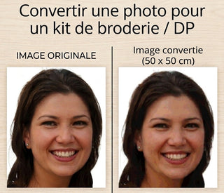 EXCLUSIVE - Your photo transformed into a cross stitch kit!