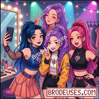 Les Trois Chanteuses de K-Pop - Diagramme PDF à télécharger
