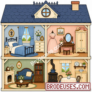Tiny Cozy Homes™ - Les Maisonnettes à Broder - Diagramme PDF à télécharger