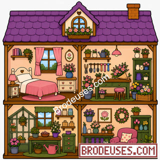 Tiny Cozy Homes™ - Les Maisonnettes à Broder - Diagramme PDF à télécharger