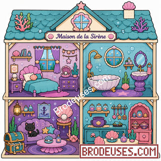 Tiny Cozy Homes™ - Les Maisonnettes à Broder - Diagramme PDF à télécharger