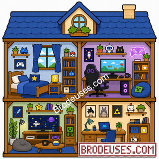 Tiny Cozy Homes™ - Les Maisonnettes à Broder - Diagramme PDF à télécharger