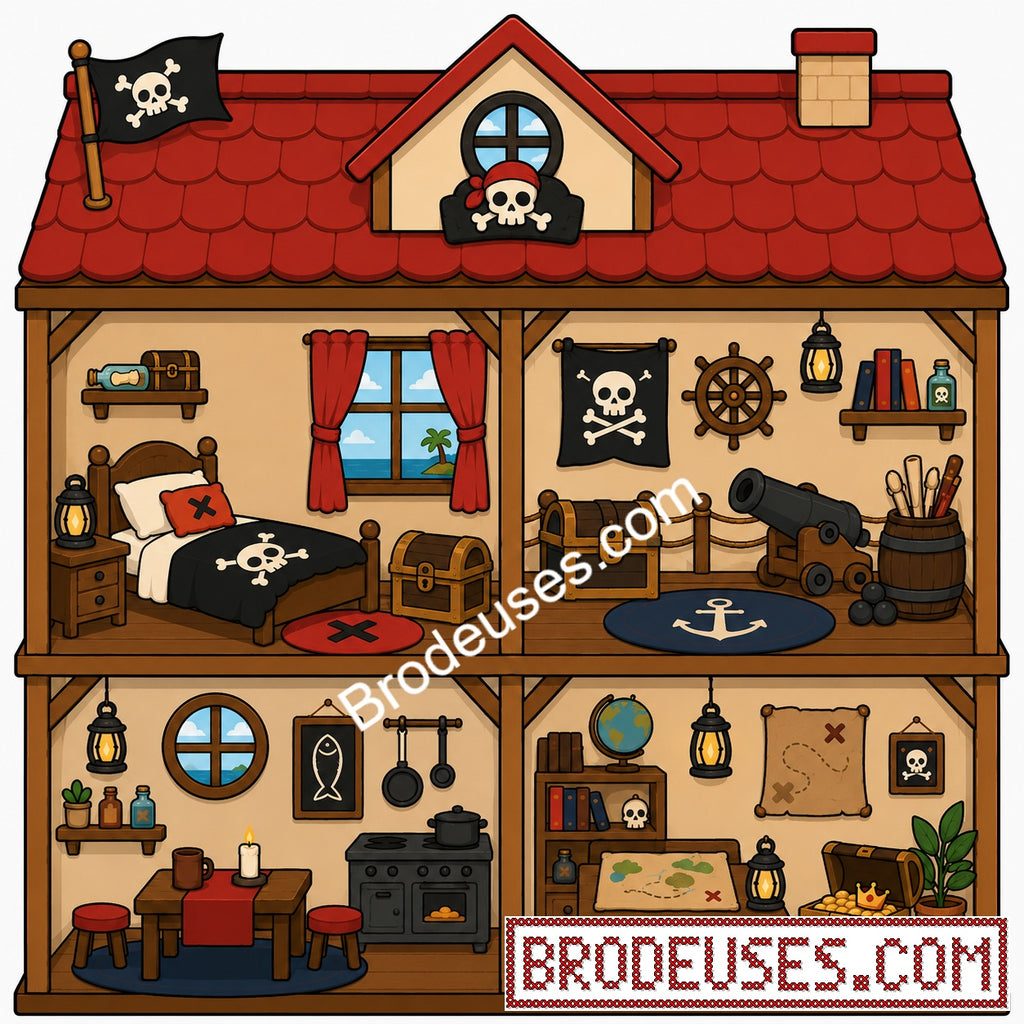 Tiny Cozy Homes™ - Les Maisonnettes à Broder - Diagramme PDF à télécharger