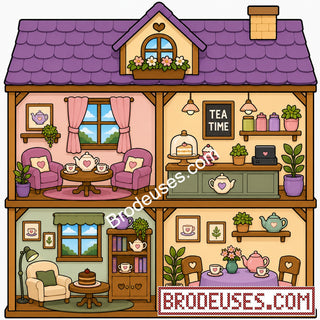Tiny Cozy Homes™ - Les Maisonnettes à Broder - Diagramme PDF à télécharger