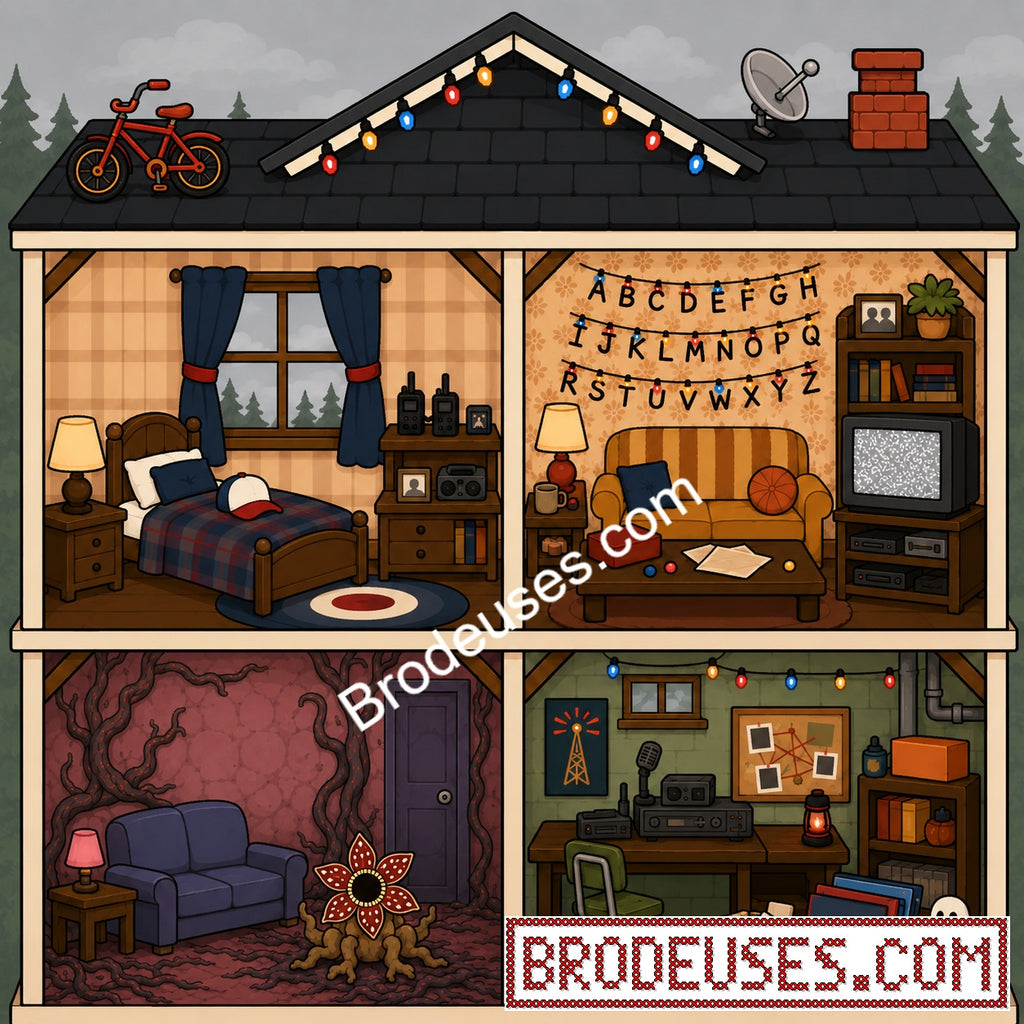 Tiny Cozy Homes™ - Les Maisonnettes à Broder - Diagramme PDF à télécharger