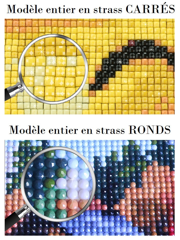 21 modèles de Mandala rosace en diamond painting carré ou rond !