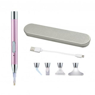Outil applicateur de strass diamond painting avec eclairage LED - recharge par câble USB - light pen - drill pen - pick-up tool