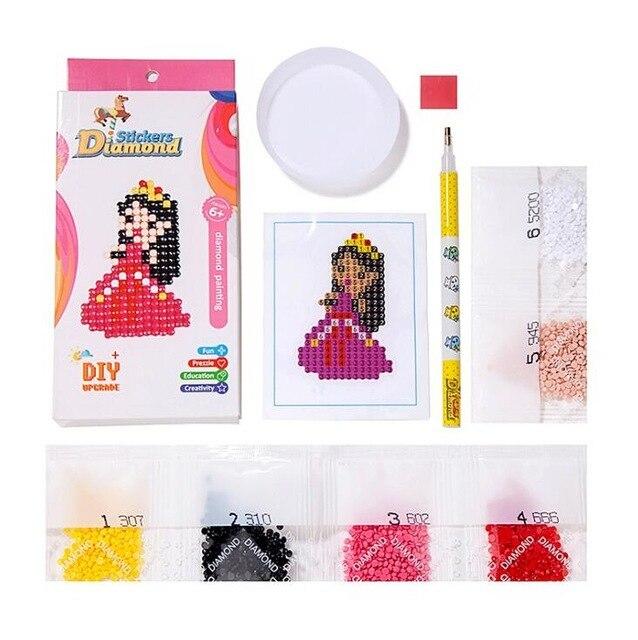 X2 Kit Mosaique Autocollante avec Diamant enfant