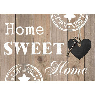 kit diamond painting decoration murale home sweet home bois pin