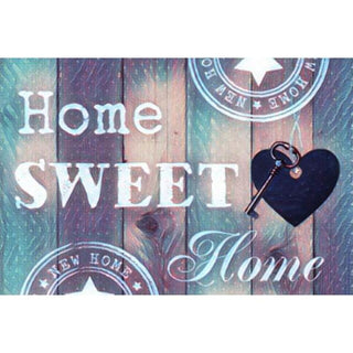 Home Sweet Home - Mon doux foyer - Kit de diamond painting - 40x30 à 80x60 cm