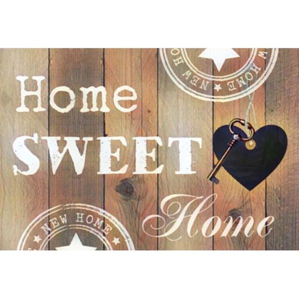 Home Sweet Home - Mon doux foyer - Kit de diamond painting - 40x30 à 80x60 cm