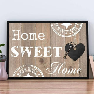 kit diamond painting decoration murale home sweet home bois pin