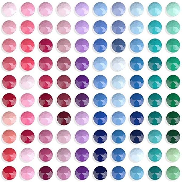 Mallette colorée pour rangement de perles - 132 flacons - Boîte pour strass diamond  painting –